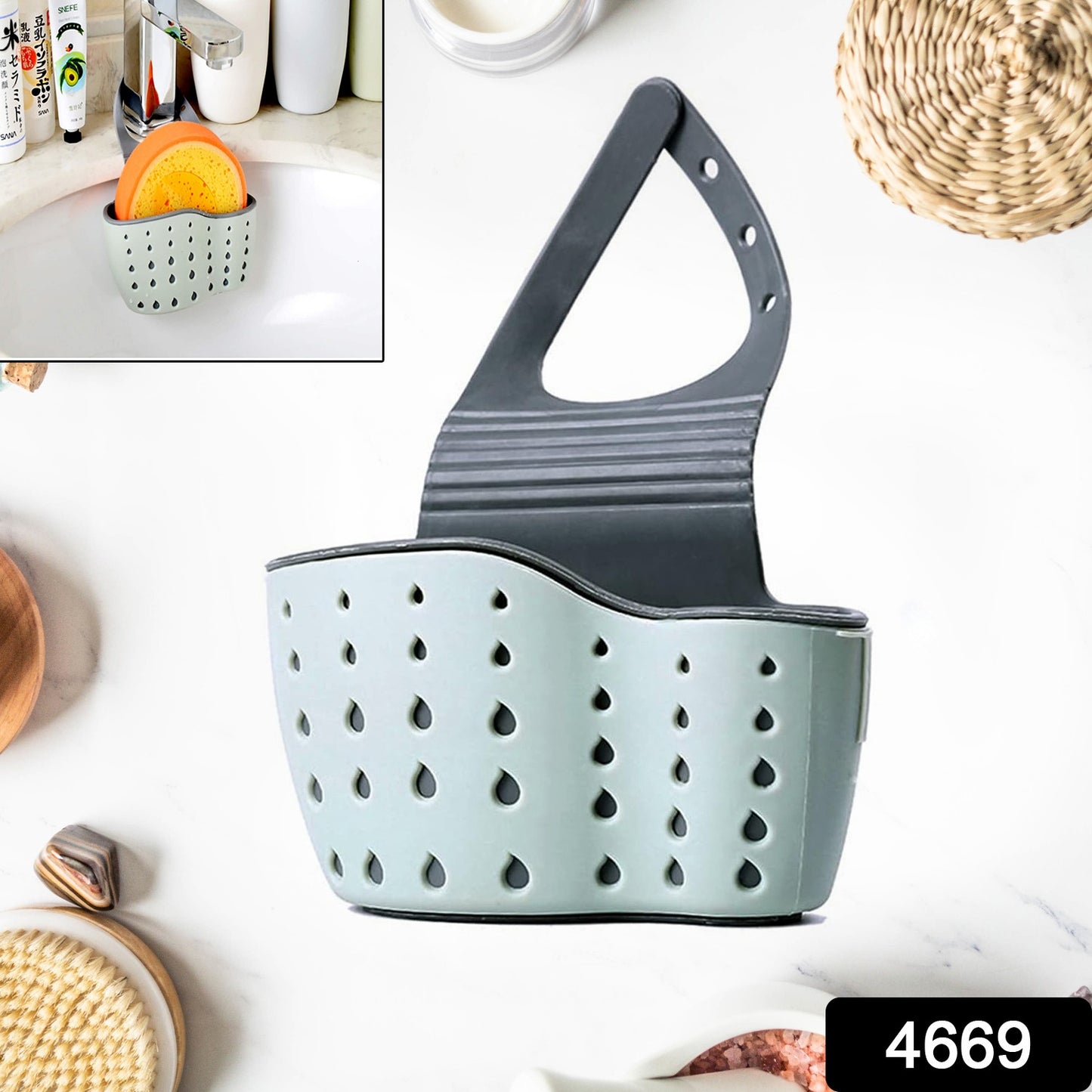 Multifunctional Kitchen Sink Organiser Kitchen Sink Caddy (1 Pc) - Springkart 