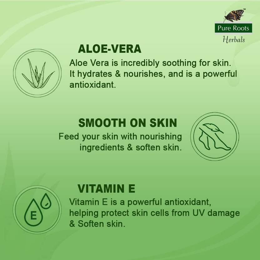 Pure Roots Cocoa Butter & Aloe Vera Body Lotion Combo 400ml Each Pack of 2 - Total  (800 ml)