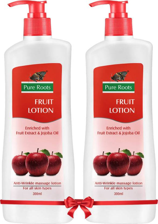 Pure Roots Fruit Lotion - Pack of 2 ( 300ml * 2 )  (600 ml)