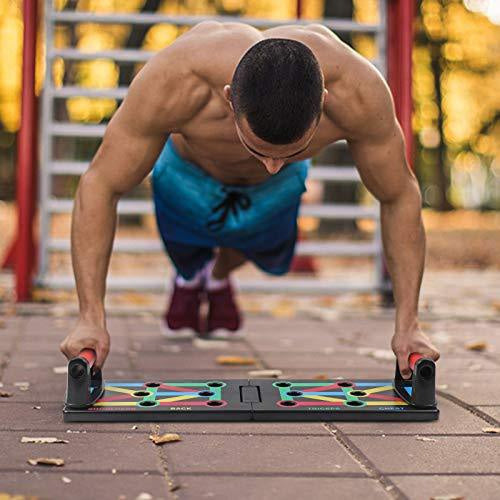 Portable push-up board for body building and exercise