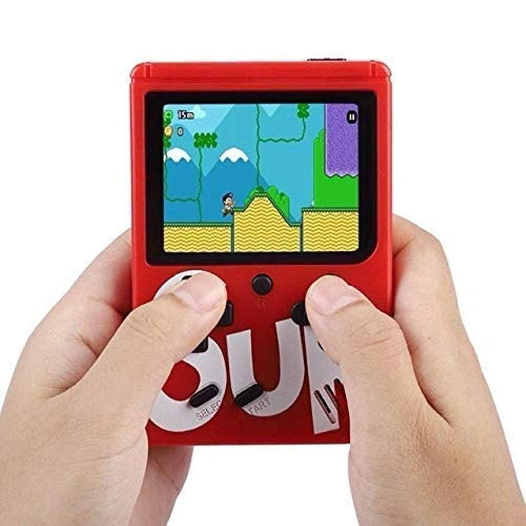 400 in 1 Sup Video Games Portable, Led Screen and USB Rechargeable, Handheld Console, Classic Retro Game Box Toy for Kids Boys & Girls (Multi Color ,1 pcs) - Springkart 