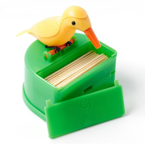 Portable Automatic Bird Toothpick Storage Box - Springkart 
