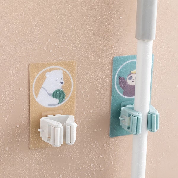 Magic Sticker Series Self Adhesive Mop and Broom Holder - Springkart 
