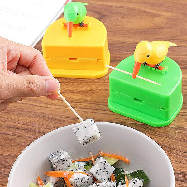 Portable Automatic Bird Toothpick Storage Box - Springkart 