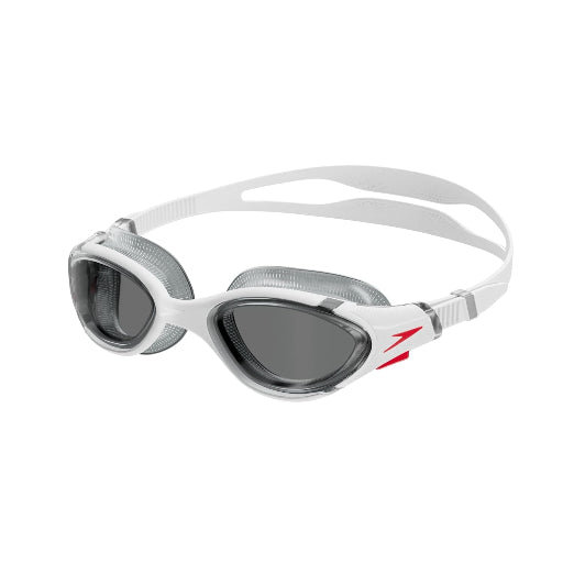 Speedo Biofuse.2.0 Unisex Adult Swimming Goggles, White, One Size