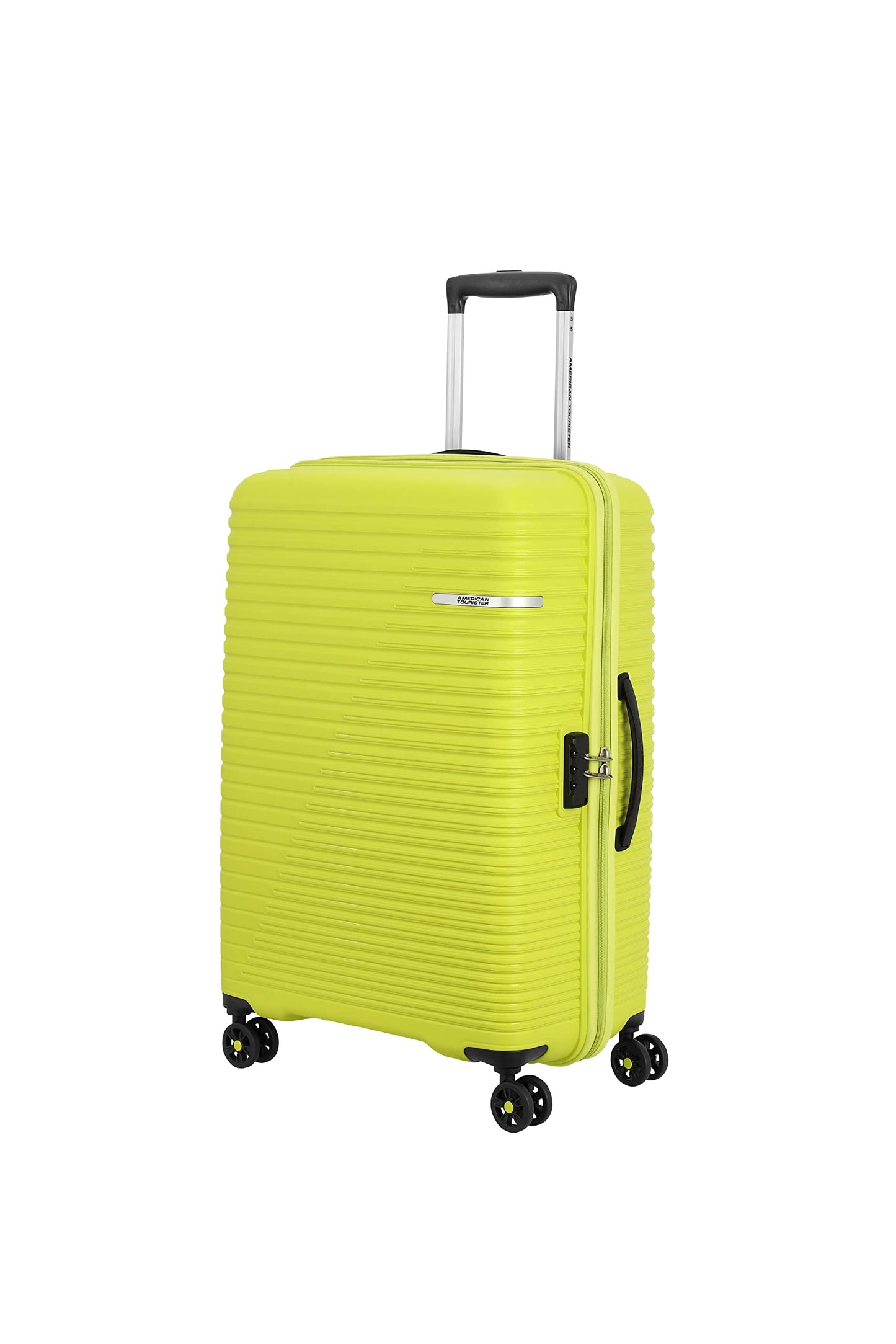 American Tourister Liftoff+|Medium Size Check-in Spinner Trolley Bag (67 cm) for Travel|360° 8 Wheel Travel Luggage|Hard Case Polypropylene (PP) Suitcase|Mounted TSA Lock|Seafoam Blue