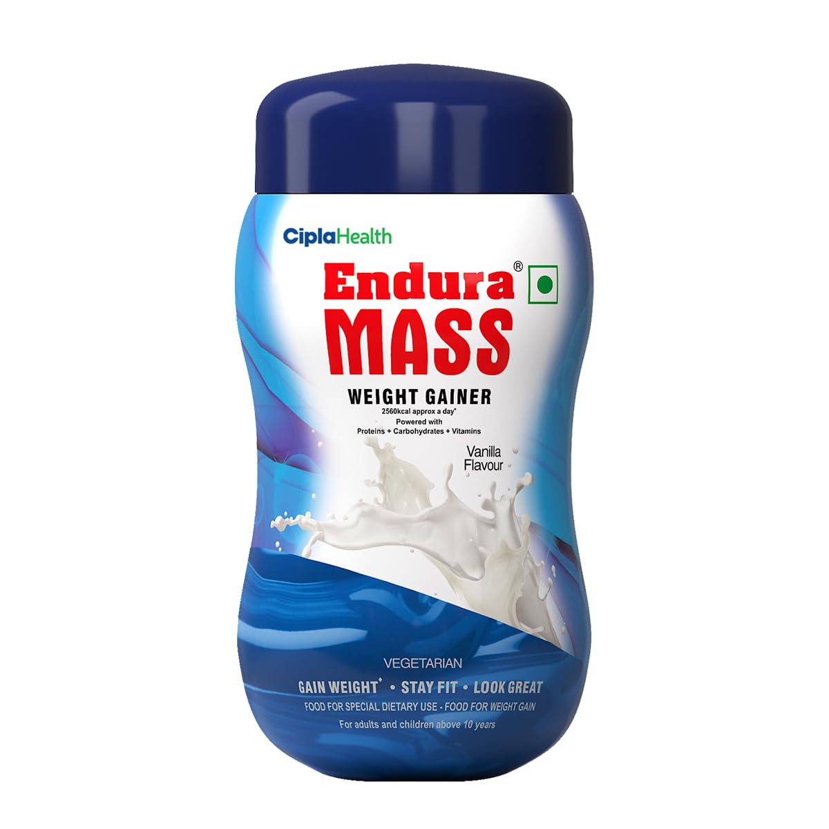 Endura Mass Weight Gainer Powder 550g Banana Flavour | Unique blend of 3 Sources of Protein, Carbs, Vitamins & Essential Minerals | Ideal for Children Above 10 Years, Men, Women & Athletes