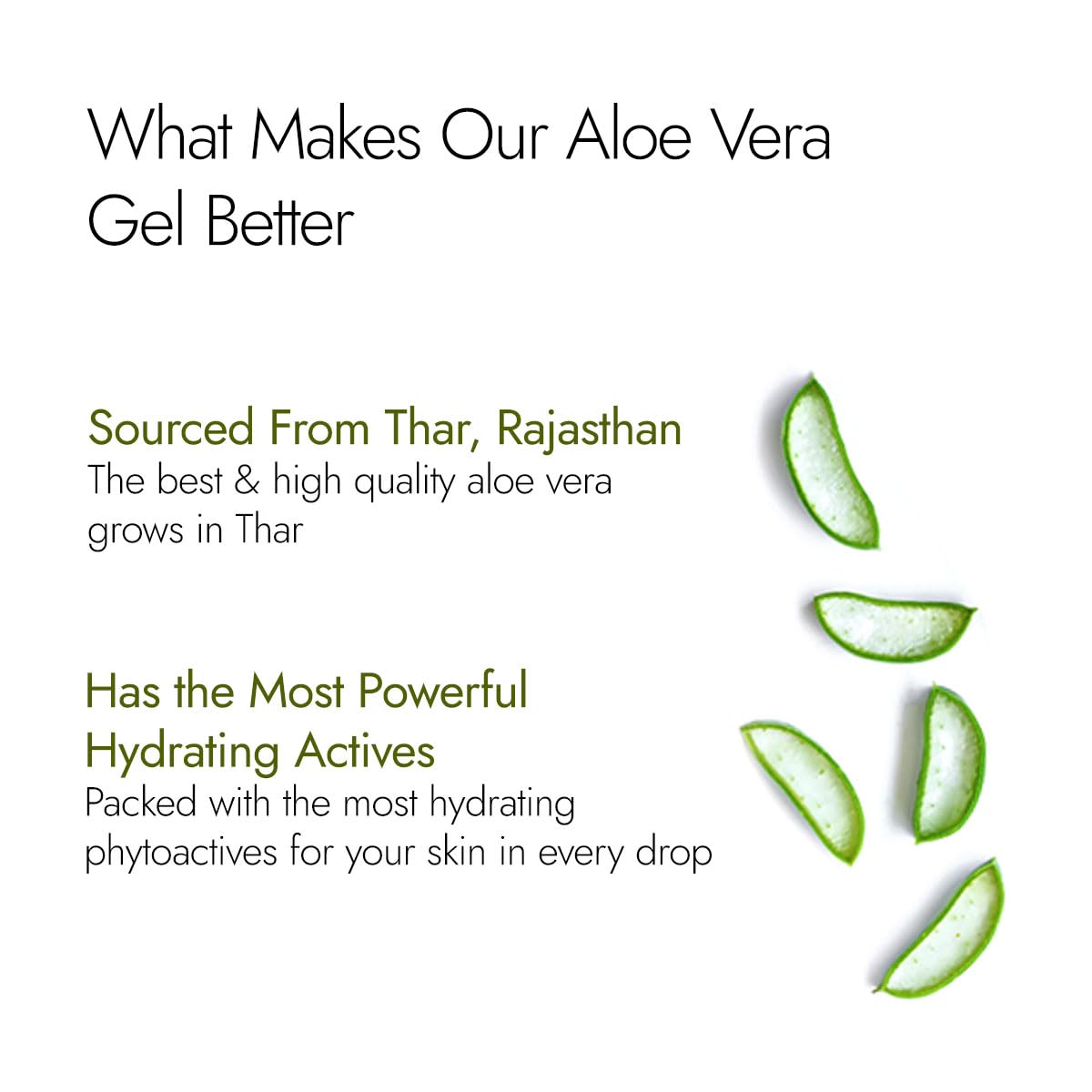 Kapiva Pure Aloe Vera Skin Gel 500g For Face & Hair | Hydrating, Moisturizing, Soothing Skin | Multipurpose Gel - Springkart 