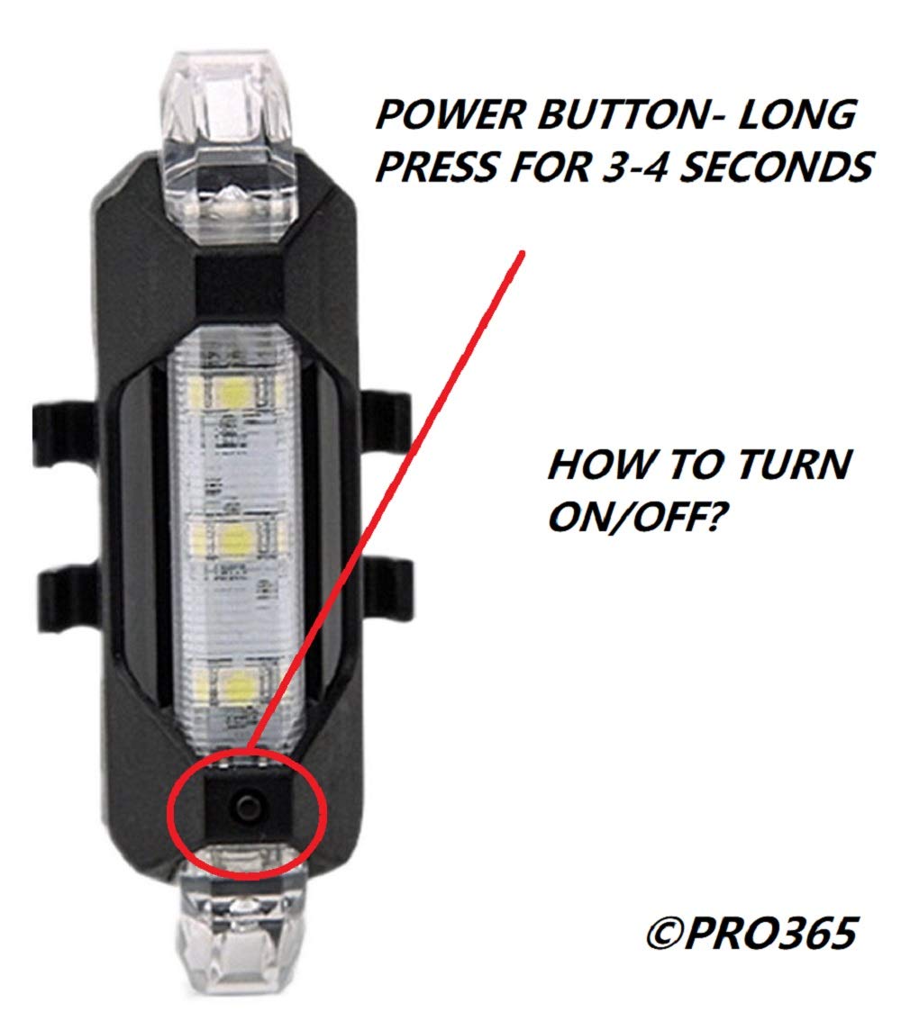 Rechargeable Bicycle Front Waterproof LED Light (White) - Springkart 