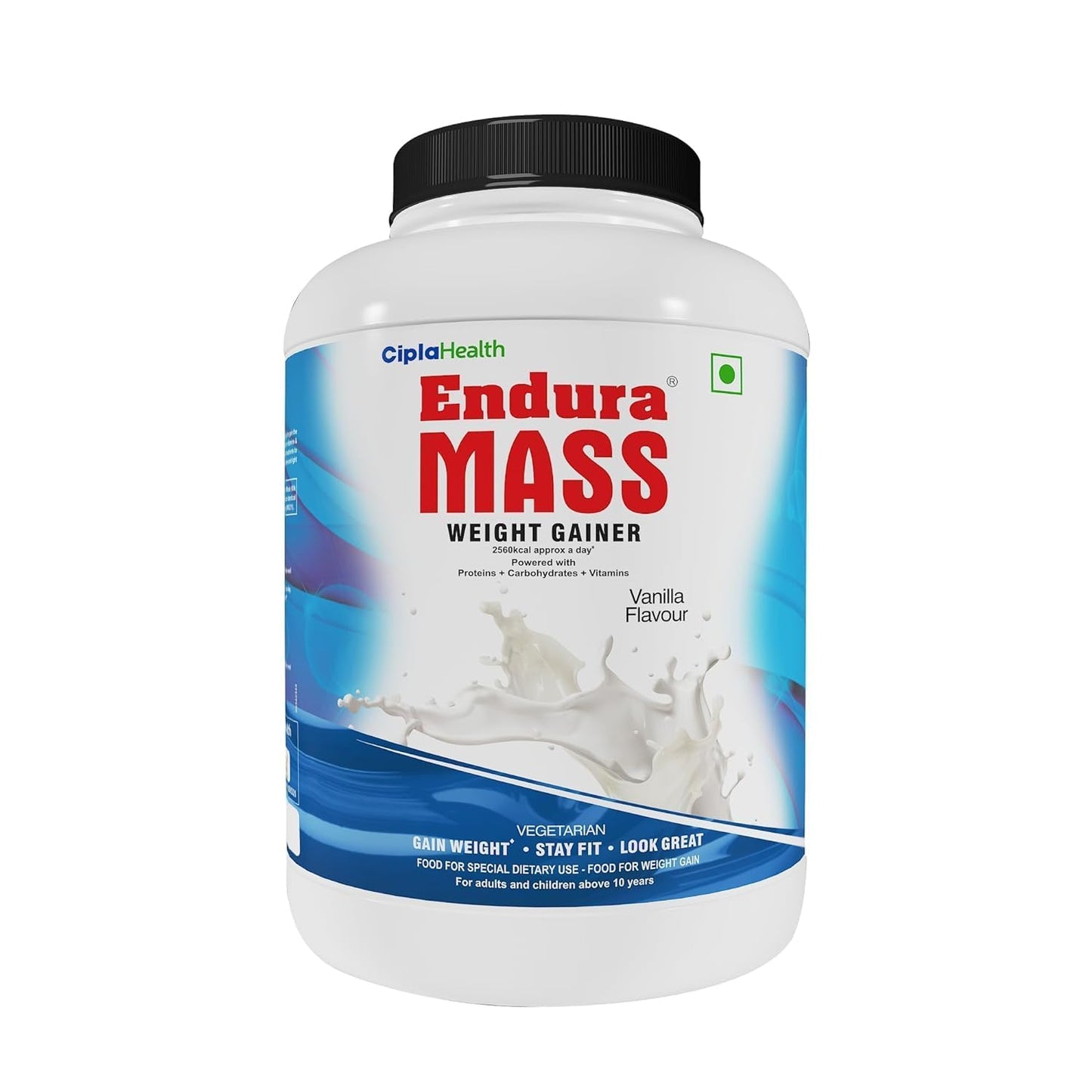 Endura Mass Weight Gainer Powder 550g Banana Flavour | Unique blend of 3 Sources of Protein, Carbs, Vitamins & Essential Minerals | Ideal for Children Above 10 Years, Men, Women & Athletes