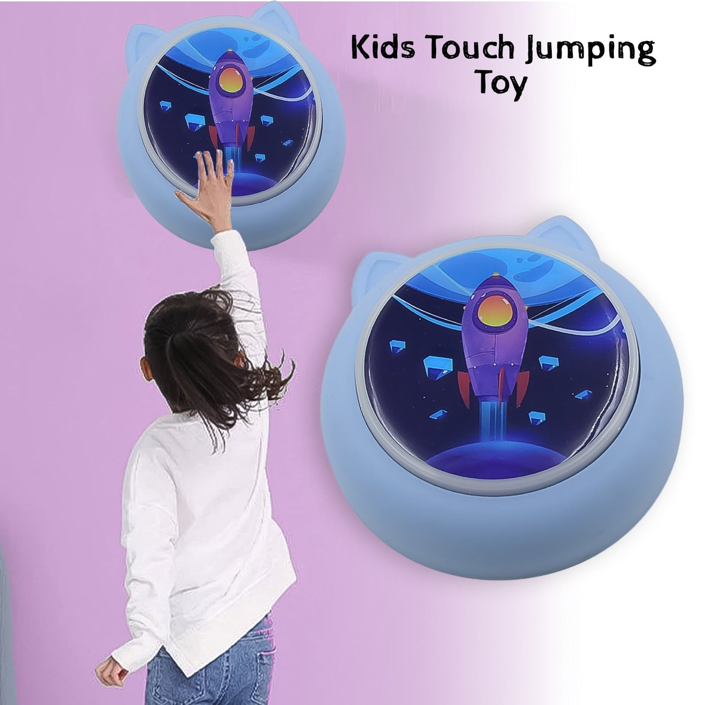 Kids Touch Jumping Toy (1 Pc / Battery Included) - Springkart 