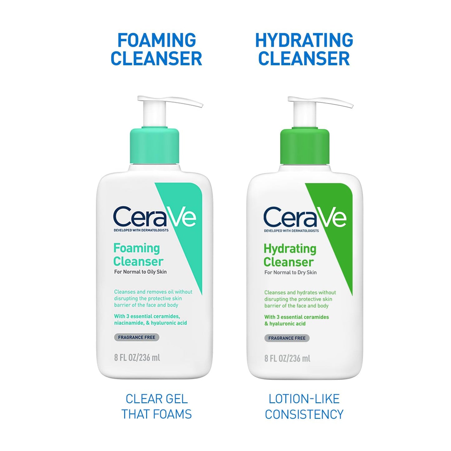 CeraVe Foaming Cleanser For Normal To Oily Skin