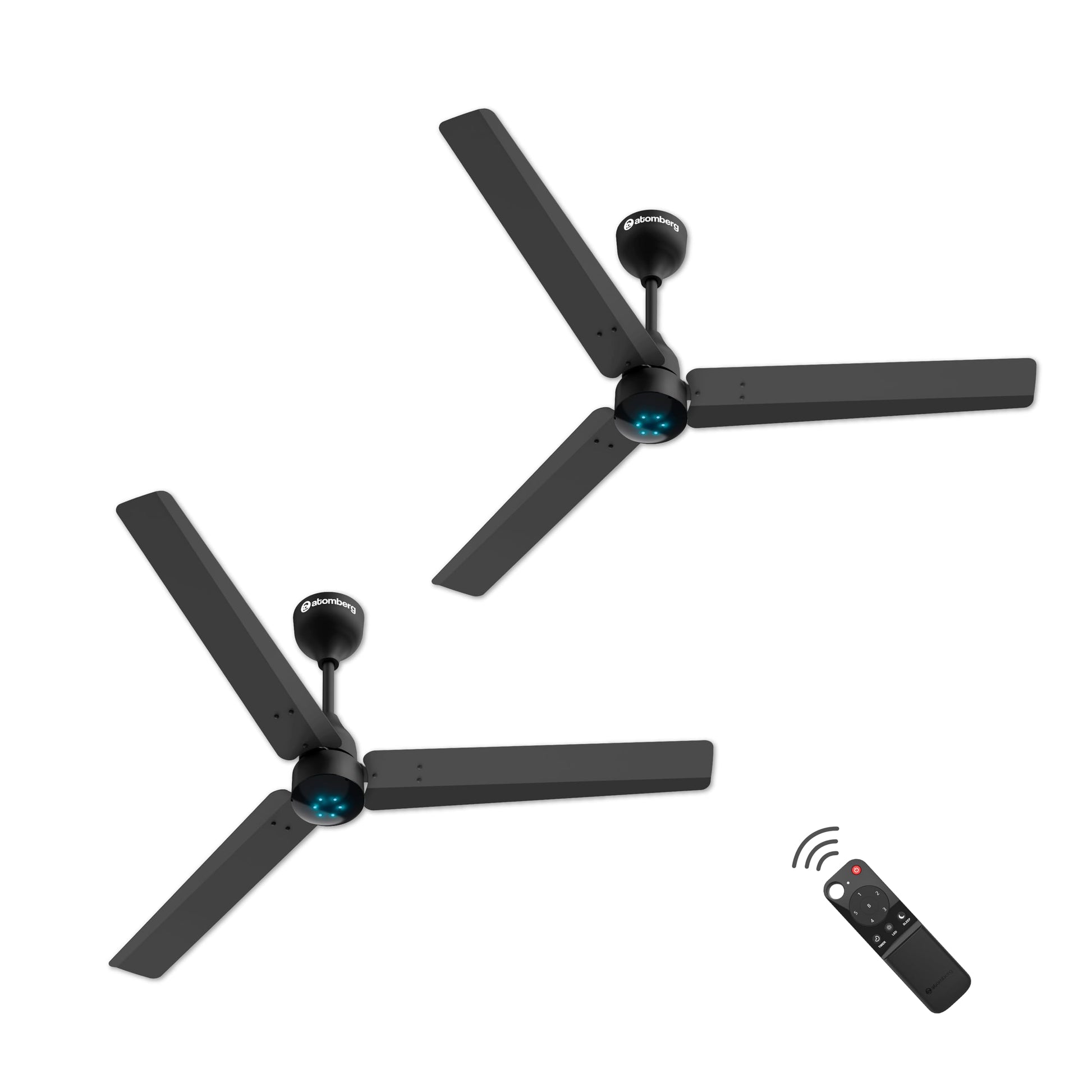 atomberg Renesa Enzel 1200mm BLDC Ceiling Fan with Remote Control | BEE 5 star Rated Energy Efficient Ceiling Fan | High Air Delivery with LED Indicators| 3 Year Warranty (Gloss White)