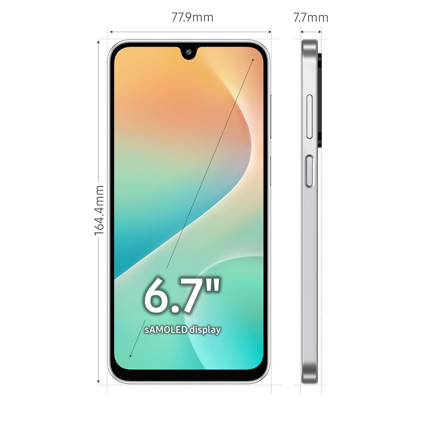 Samsung Galaxy M36 5G (Serene Green, 8 GB RAM, 128 GB Storage)| Circle to Search| Google Gemini| Corning Gorilla Glass Victus+| 7.7mm Slim| AI Enhanced 50 MP OIS Triple Camera| Unmatched Nightography