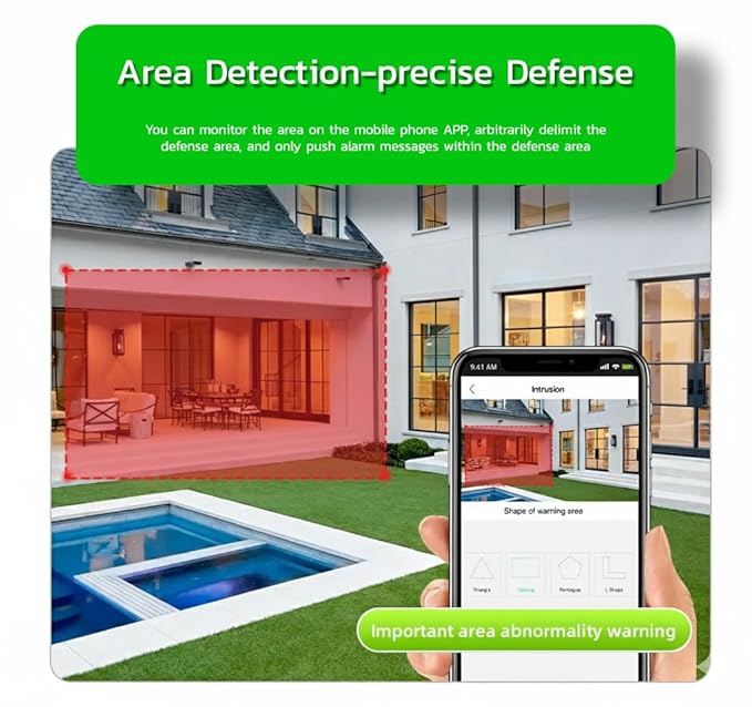 Active Pixel A9 4+4+4MP Triple Lens WiFi Outdoor Security Camera | 8 LED Full-Color Night Vision | 360° PTZ | Motion Tracking | Human Detection | Two-Way Audio | Waterproof CCTV for Home & Office