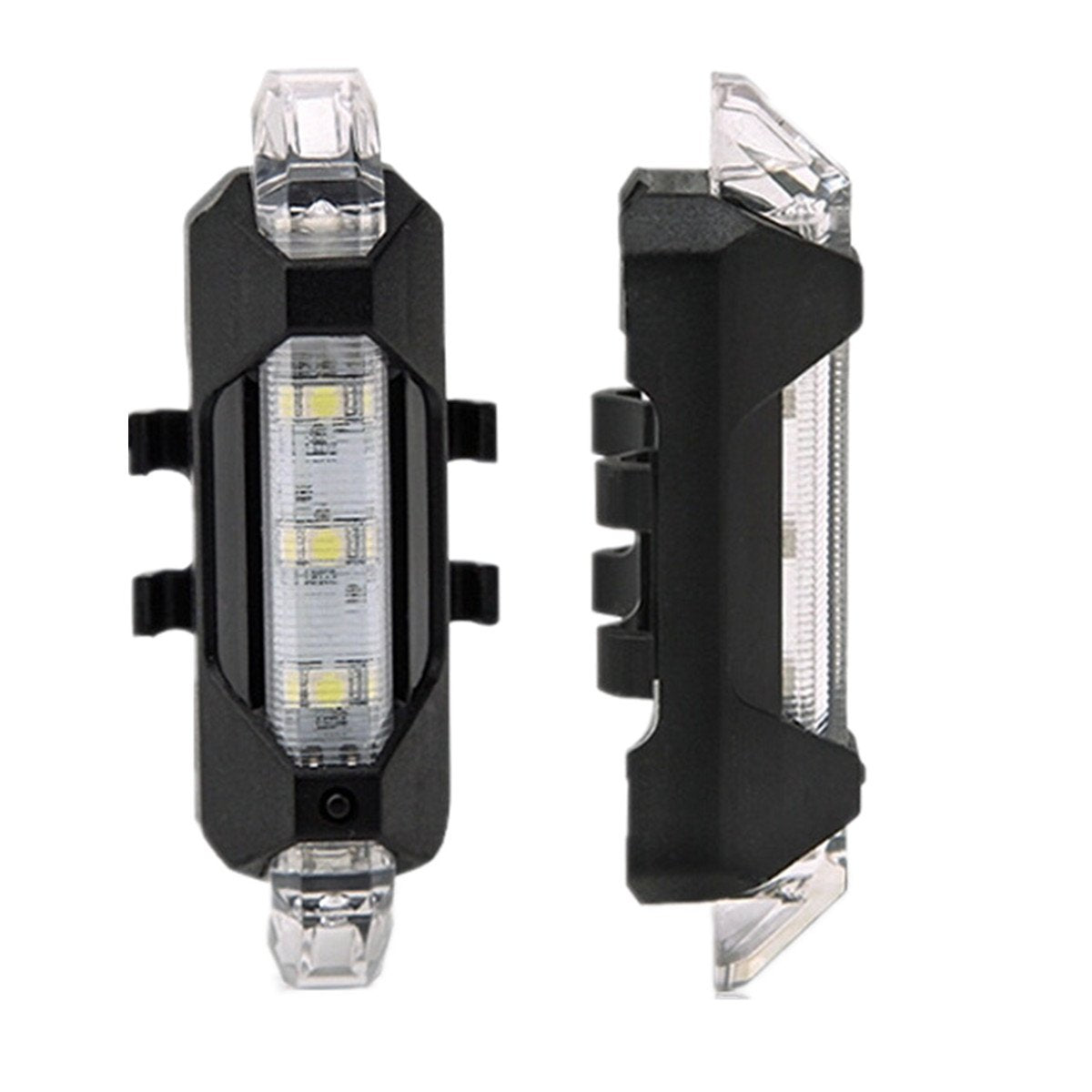 Rechargeable Bicycle Front Waterproof LED Light (White) - Springkart 
