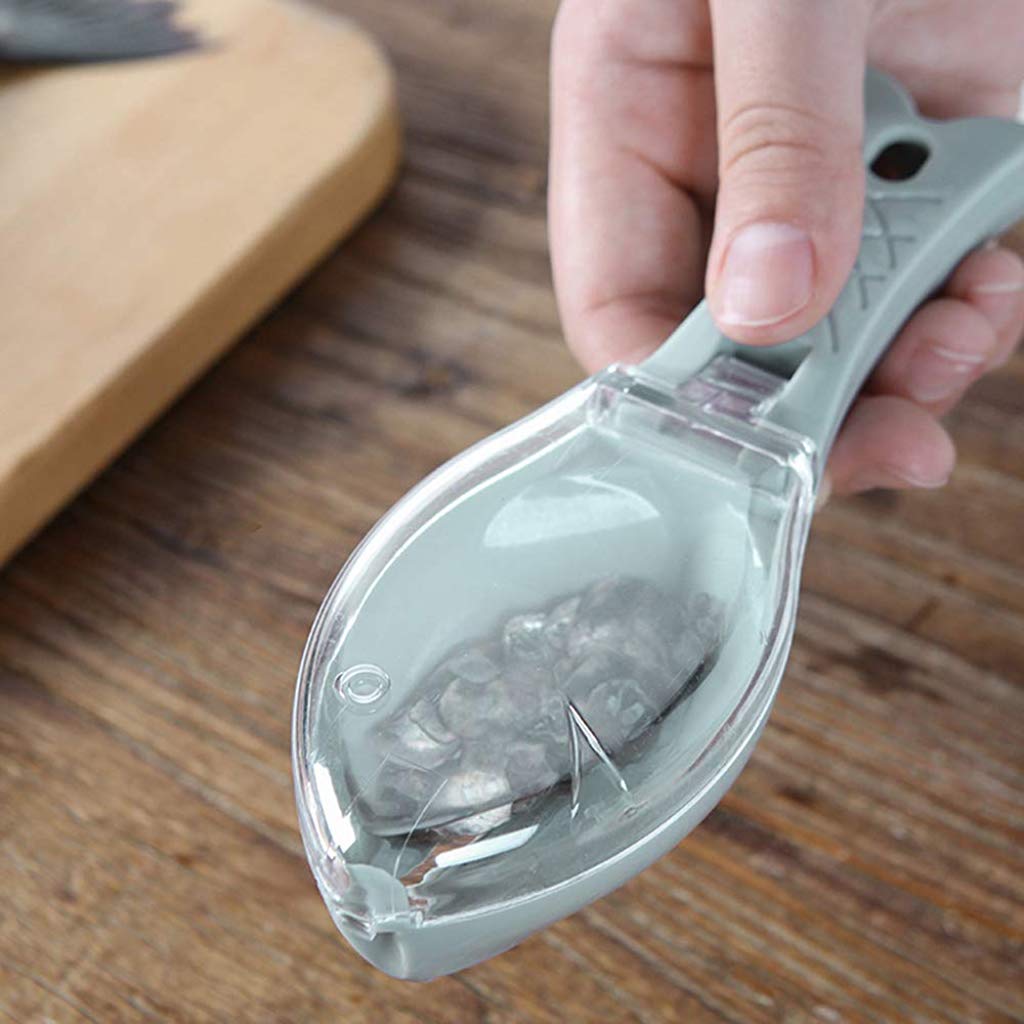 Fish Scale Scraper Skin Peeler Fish Tools Kitchen Gadget - Springkart 