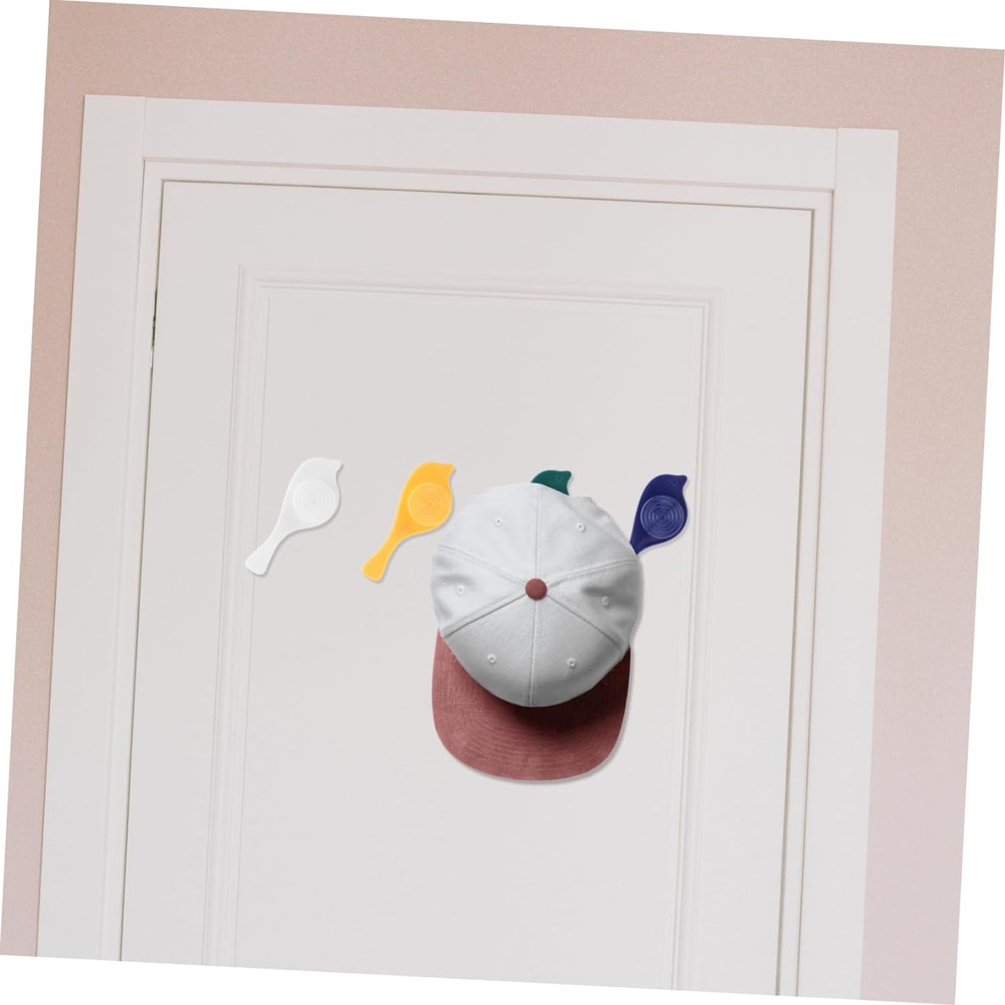 Bird Hook self Adhesive Hooks Wall Mounted Hook Shower Towel Hook Hat Hooks Rack Coat Hook Door Back Hook Adhesive Hooks for Wall Novelty Wall Hook (4 Pc Set) - Springkart 