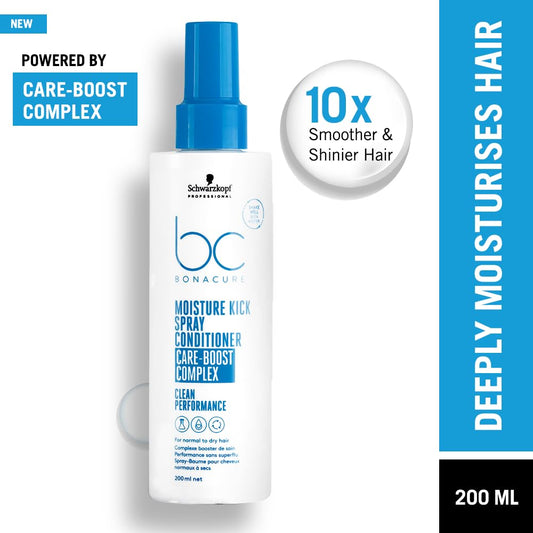 Schwarzkopf Professional Bonacure Moisture Kick Spray Conditioner with Glycerol 200ml