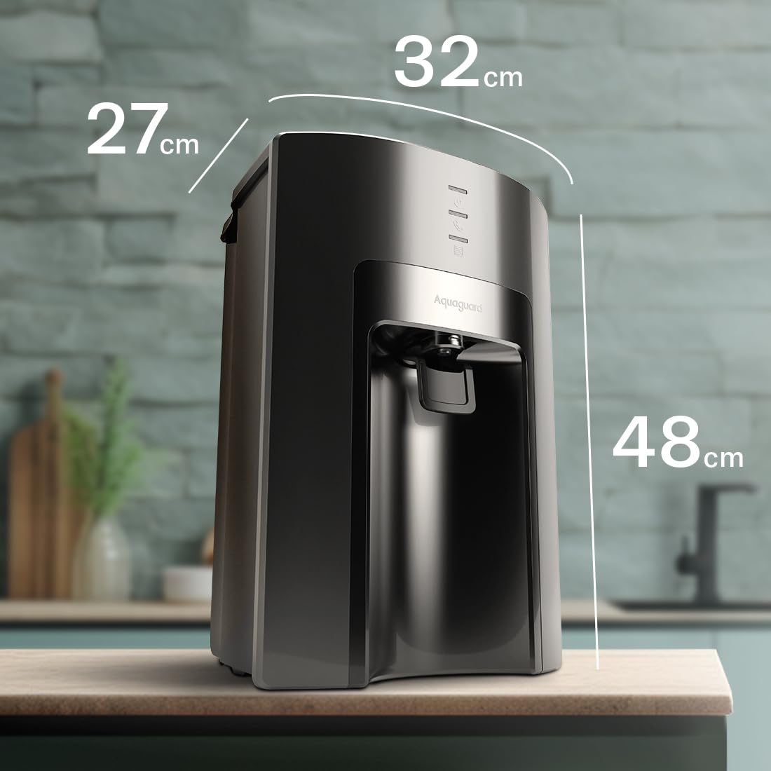 Aquaguard Delight NXT Aquasaver 9-Stage Water Purifier | Upto 60% Water Savings | RO+UV+UF+MC Tech | Taste Adjuster | Suitable for Borewell, Tanker & Municipal Water | India’s #1 Water Purifier