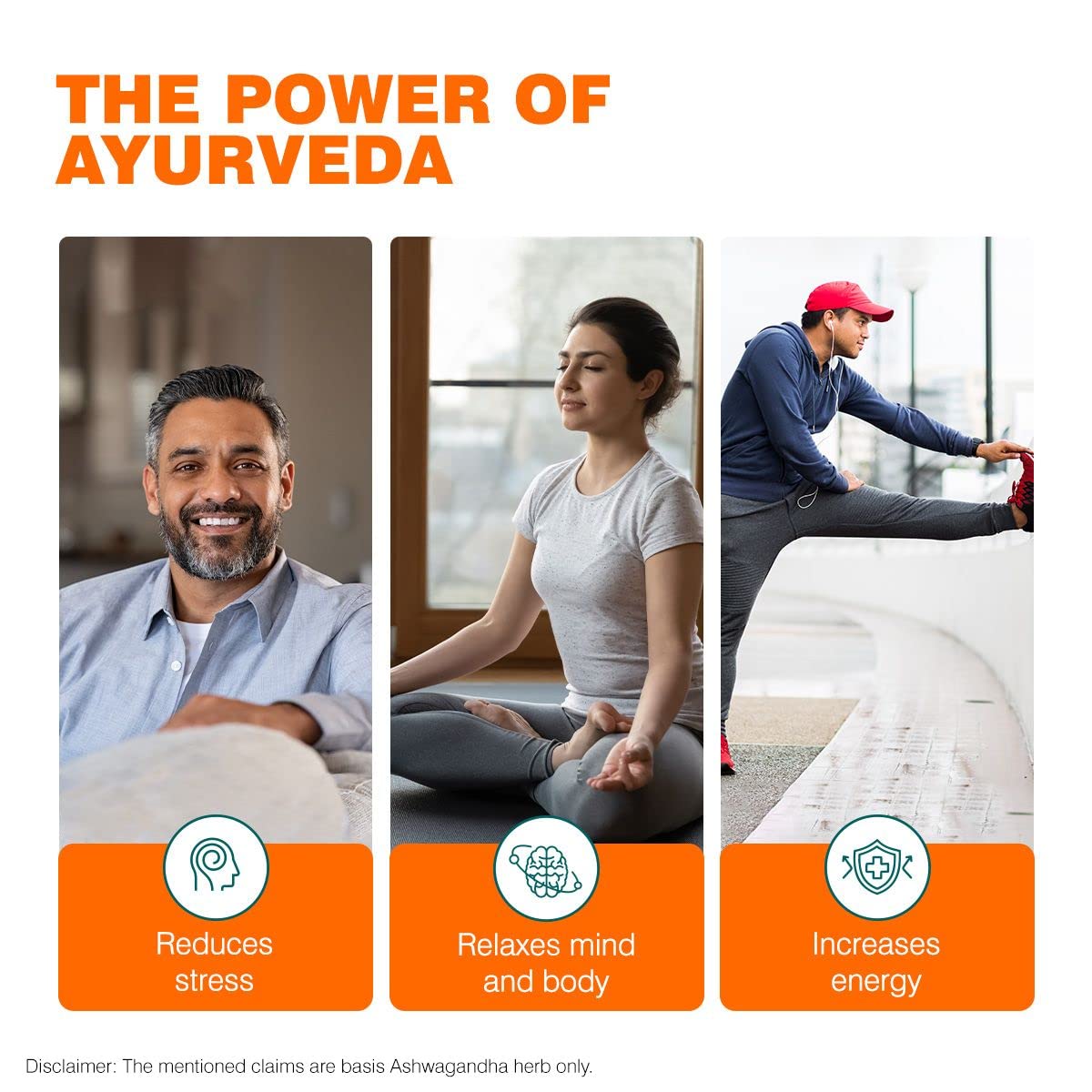 Himalaya Ashvagandha General Wellness Tablets | Stress Relief | Rejuvenates Mind & Body - 60 Tablets - Springkart 
