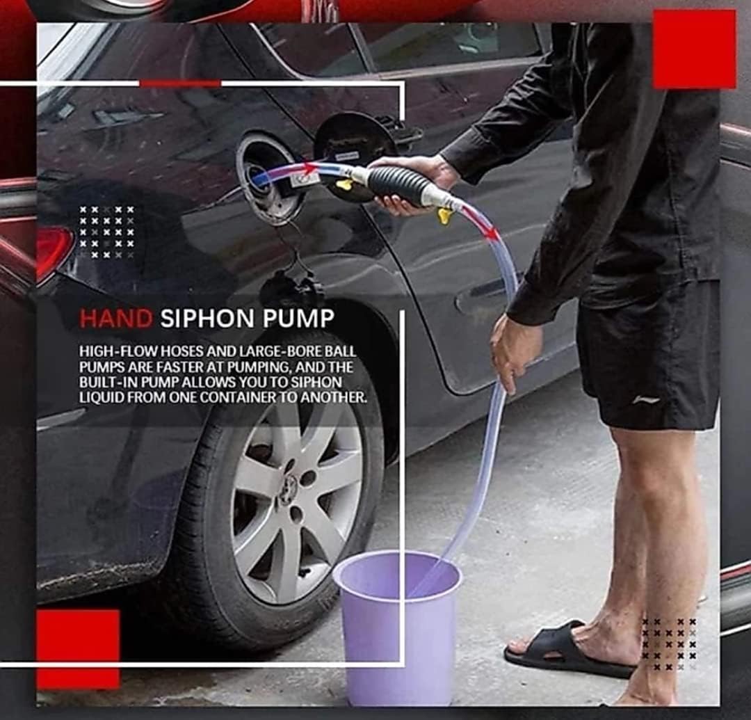 Portable Fuel Transfer Pump Kit for Petrol, Diesel & Liquids - Springkart 