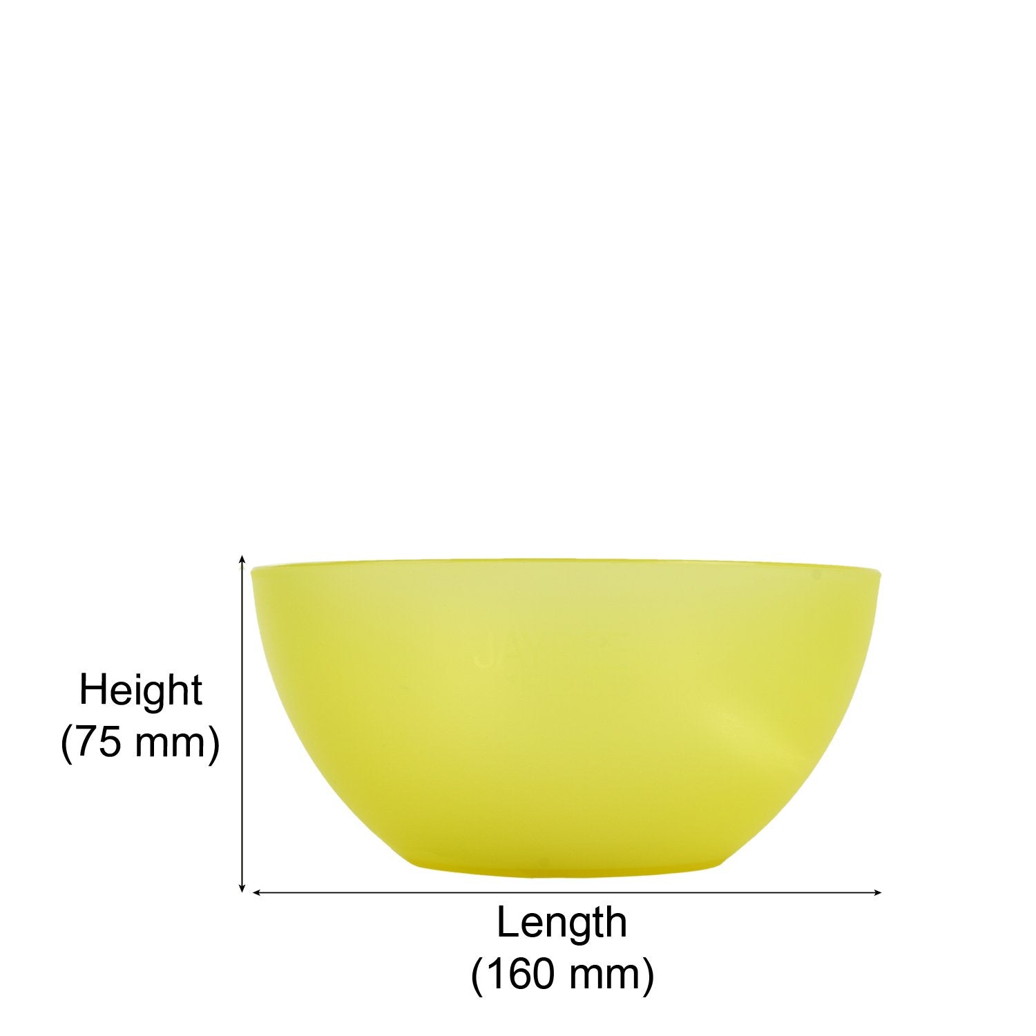 Jaypee Plus Virgin Plastic Mixing Bowl | Lightweight, Strong & Durable Bowls | Ideal for Serving, Storing & Stacking Set of 4 -(2800+2000+1200+800) ml (Multicolor)