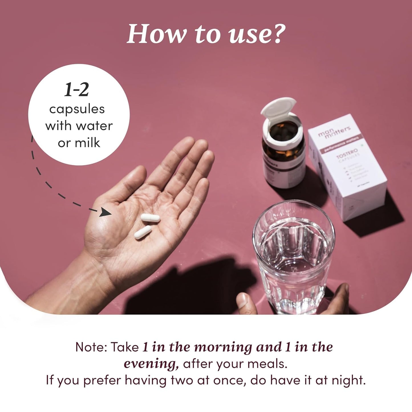 Man Matters Shilajit Ashwagandha, Gokshura, Safed Musli Capsules For Men | 60 Capsules | 20 Ayush-Approved Ayurvedic Herbs | Helps Maintain Overall Health