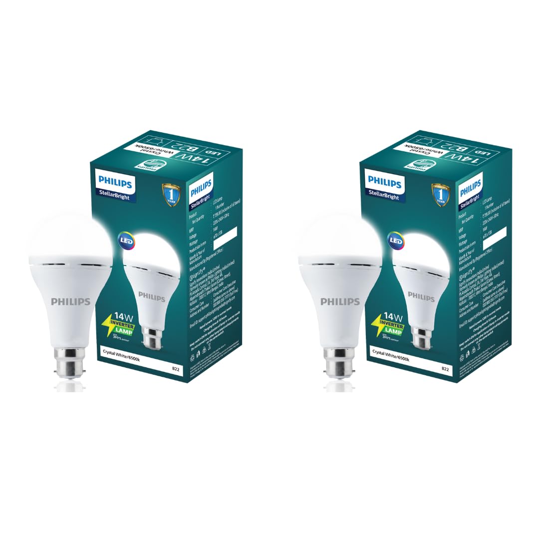 Philips 12W Emergency Bulb | Rechargeable Emergency Bulb for Power Cuts | Backup : 4hrs, Cool Day Light,Pack of 1