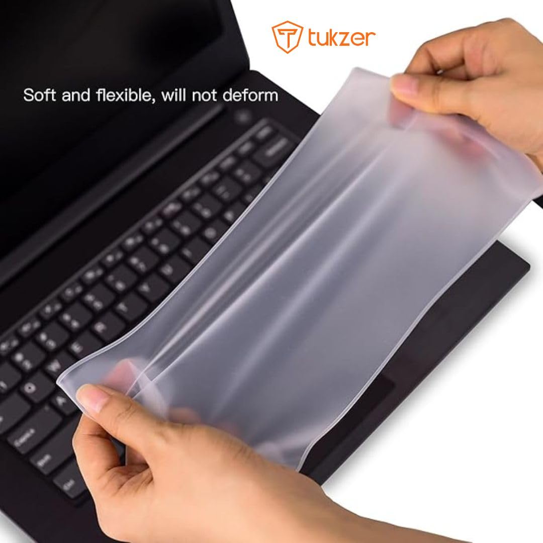 Tukzer Universal Silicone 15.6” Laptop Keyguard Keyboard Protector, Keyboard Dust Cover, Keyboard Skin 15.6” keyguard (36.5 x 13.5 cm) - Springkart 