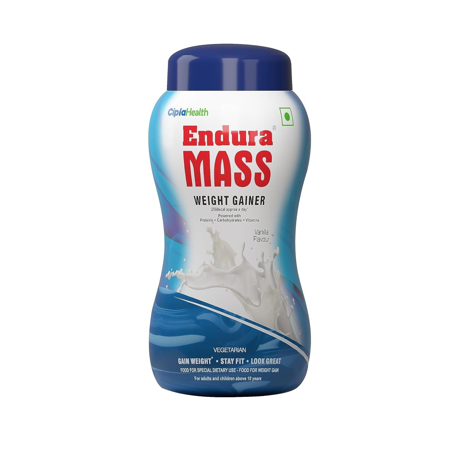 Endura Mass Weight Gainer Powder 550g Banana Flavour | Unique blend of 3 Sources of Protein, Carbs, Vitamins & Essential Minerals | Ideal for Children Above 10 Years, Men, Women & Athletes