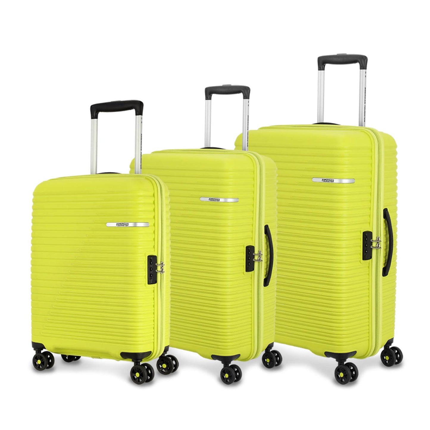 American Tourister Liftoff+|Medium Size Check-in Spinner Trolley Bag (67 cm) for Travel|360° 8 Wheel Travel Luggage|Hard Case Polypropylene (PP) Suitcase|Mounted TSA Lock|Seafoam Blue