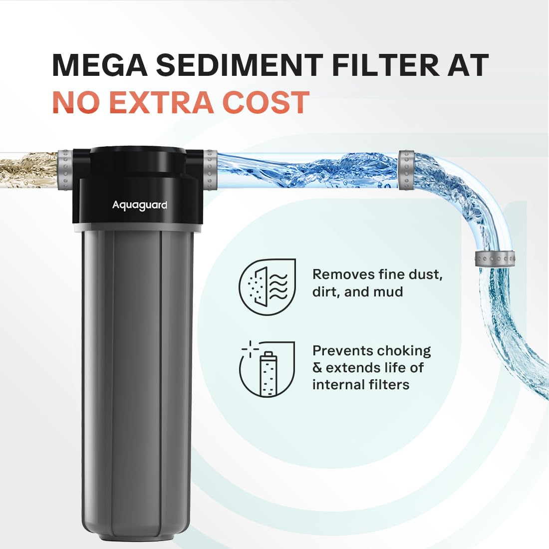 Aquaguard Nexen RO+UV+Active Copper Water Purifier | 2 Year Filter Life with Comprehensive Warranty | With Mega Sediment Filter | Save over 18,000 on Filters | With Removable Drip-Tray