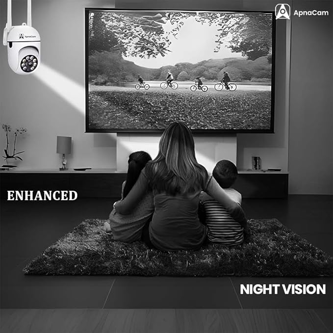 Smart Wi-fi Wireless IP CCTV Security Camera Light Vision, Remote Indoor 1080p V380 Pro App 360 Degree Watch Live Streaming Mini Dome PTZ Camera(Pack of 2)