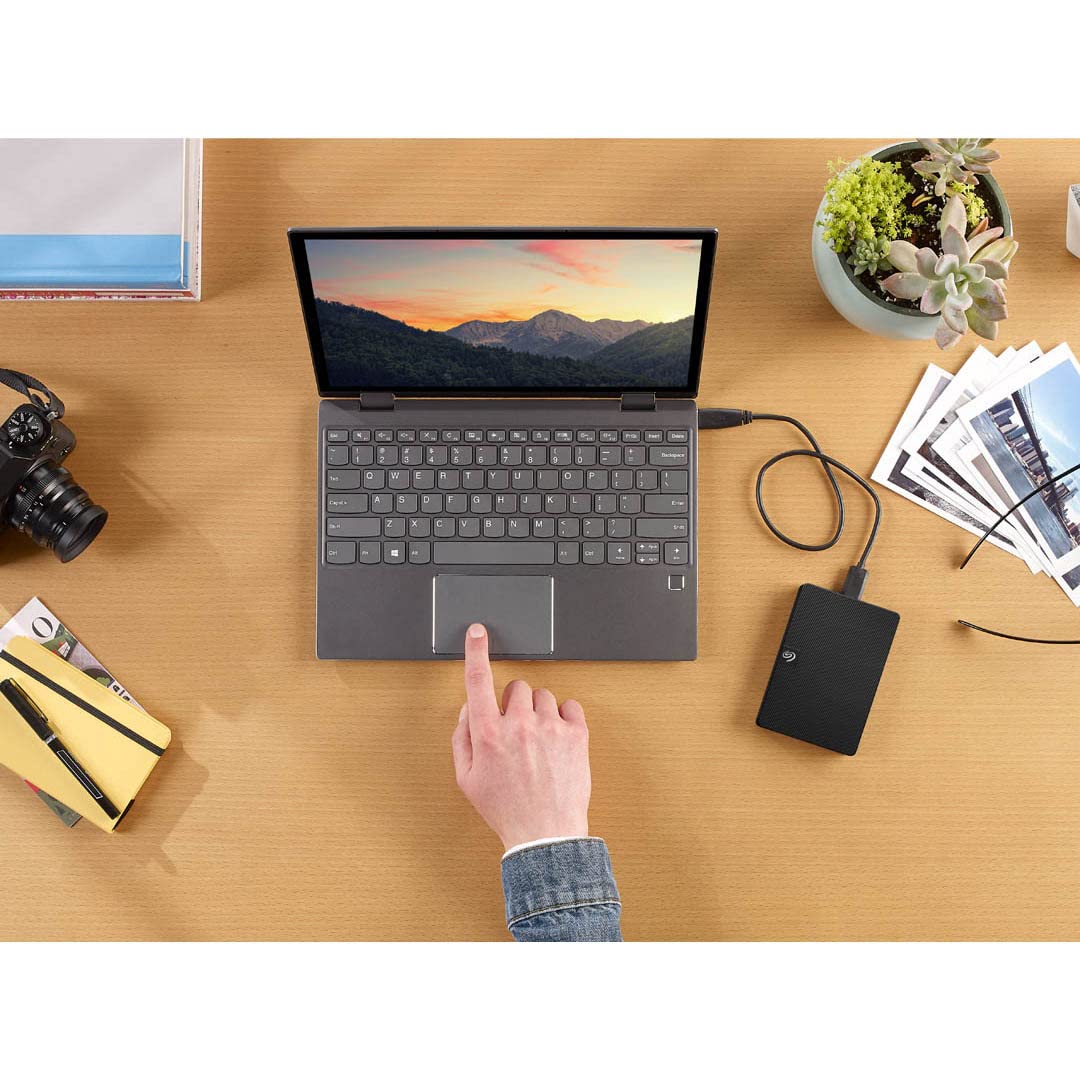 Seagate Expansion 1TB External HDD - USB 3.0 for Windows and Mac with 3 yr Data Recovery Services, Portable Hard Drive (STKM1000400) - Springkart 