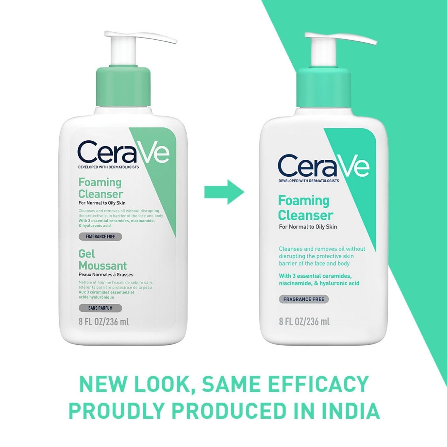 CeraVe Foaming Cleanser For Normal To Oily Skin