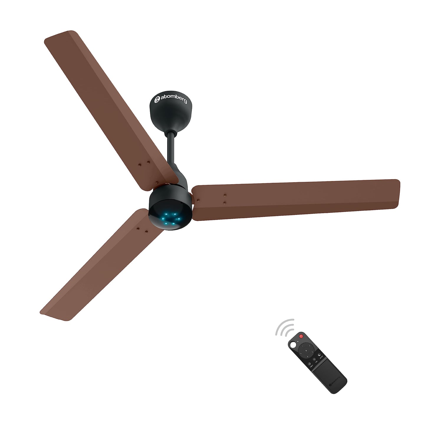 atomberg Renesa Enzel 1200mm BLDC Ceiling Fan with Remote Control | BEE 5 star Rated Energy Efficient Ceiling Fan | High Air Delivery with LED Indicators| 3 Year Warranty (Gloss White)