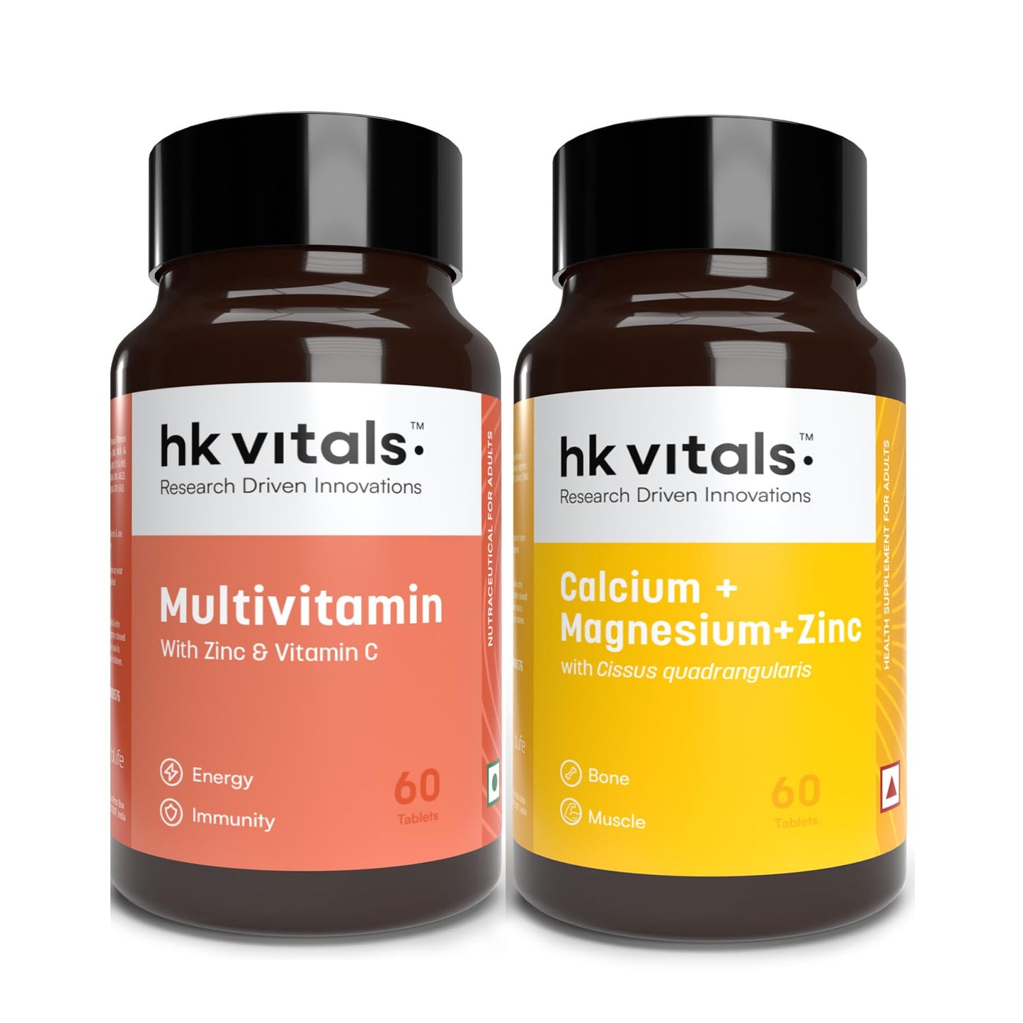 HealthKart hk vitals Multivitamin with Probiotics (60 capsules) | For Men and Women | Vitamin C, Vitamin B, Vitamin D, & Zinc, Supports Immunity and Gut Health, 1 count - Springkart 