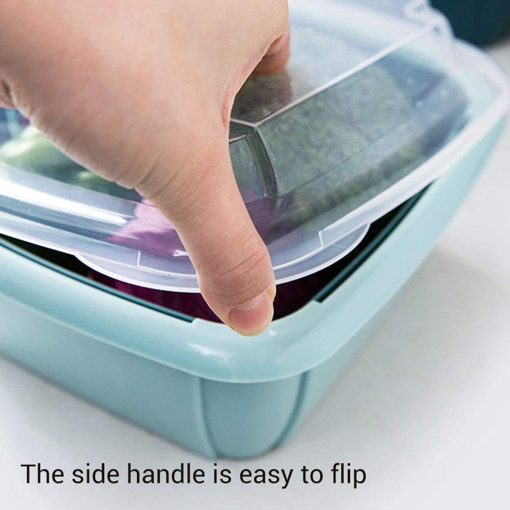 Double Layer Food Drainer Washing Basket with Collapsible Strainers Colander - Springkart 