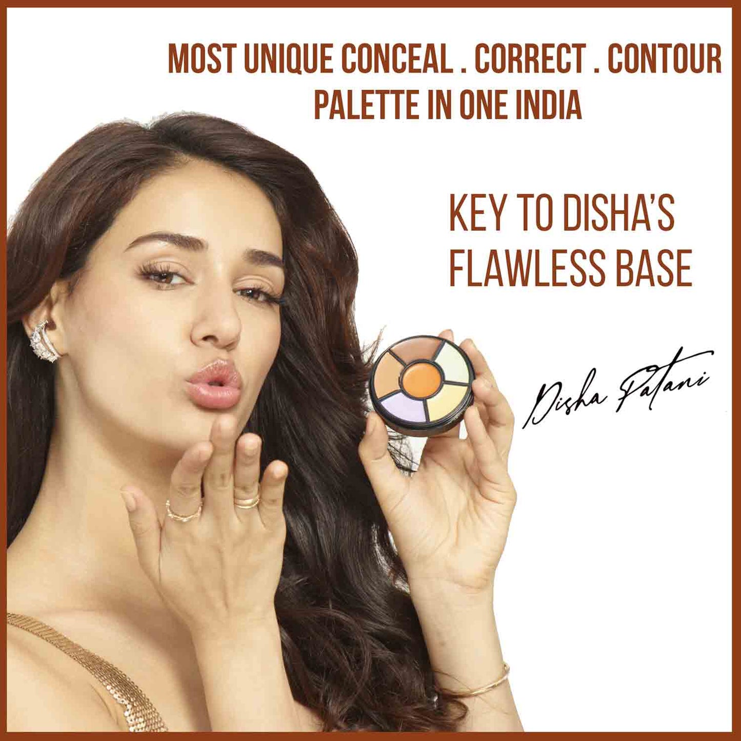 INSIGHT Pro Concealer Palette - Shade Corrector | Makeup Wheel for Face | Satin–Matte Finish | 3-in-1 Conceal, Contour & Correct | Waterproof | Full Coverage | 15gm