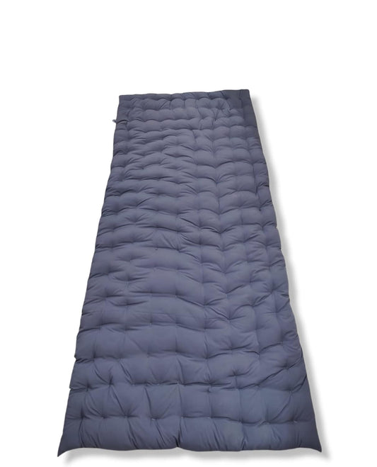 ATOOTFUSION Soft Cotton Grey Color Quilt | Foldable Light Weight Filled Single Firm Cotton Quilt Mattress| Gadda (Solid Coloured, 1 Sleeping Capacity, 3 x 6 ft or 72 x 36 Inches) (Grey)