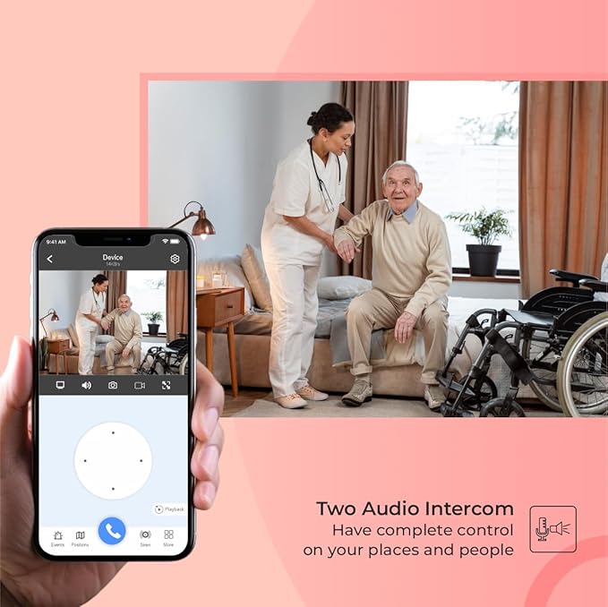 Trueview 2MP Smart CCTV Wi-fi Home Security Camera with Pan Tilt 360° View, 2 Way Talk, Cloud Monitor, Motion Detect, Supports SD Card Up to 256 GB, Night Vision (2MP Robot ATC - Pack of 2)