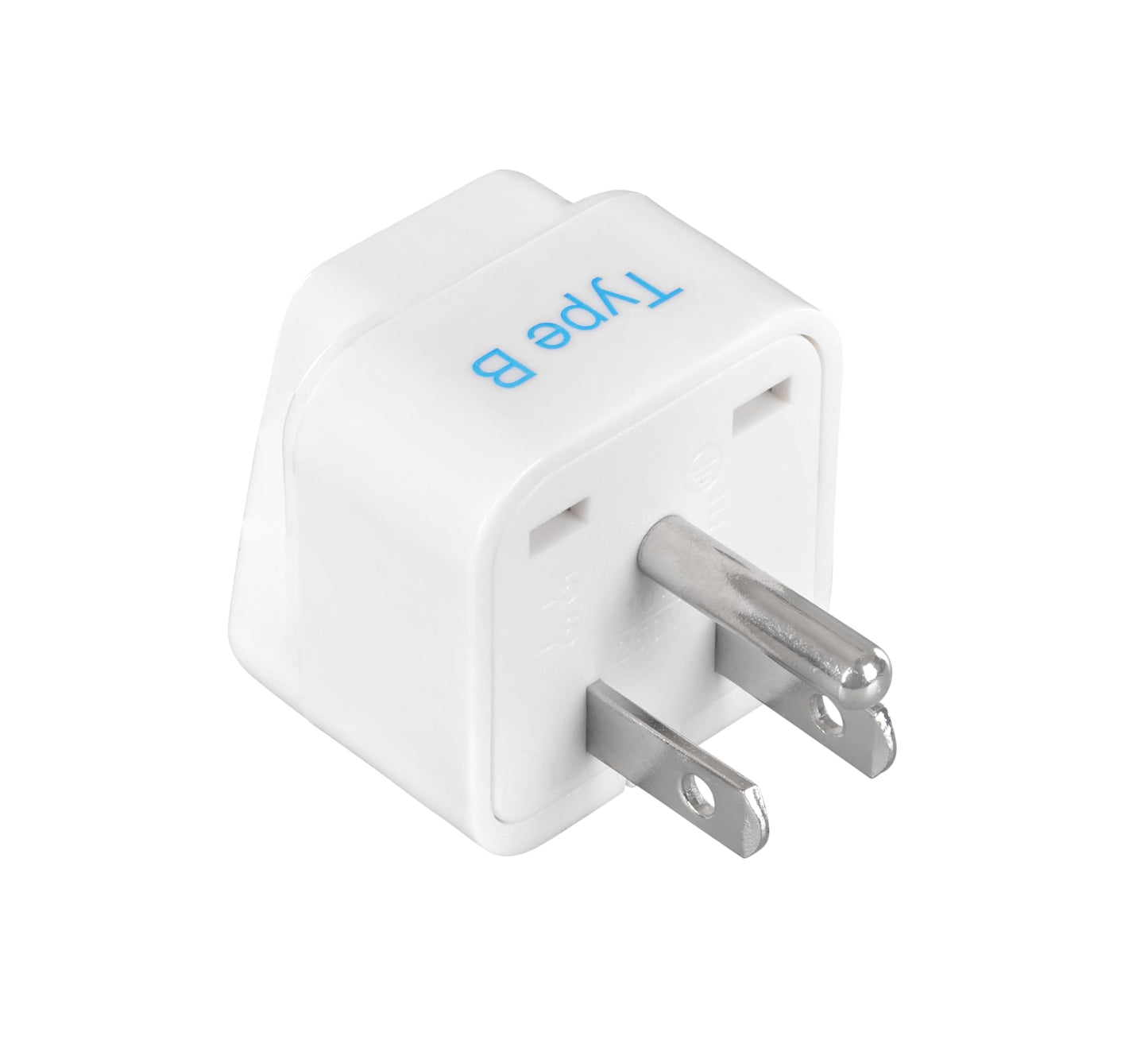 Ceptics USA to India Converter Plug, World (USA, China) Australia UK to India Plug Converter - Type D Plug Adapter - Canada to India Converter Plug - CE - RoHS - White - 1 Pack - Springkart 