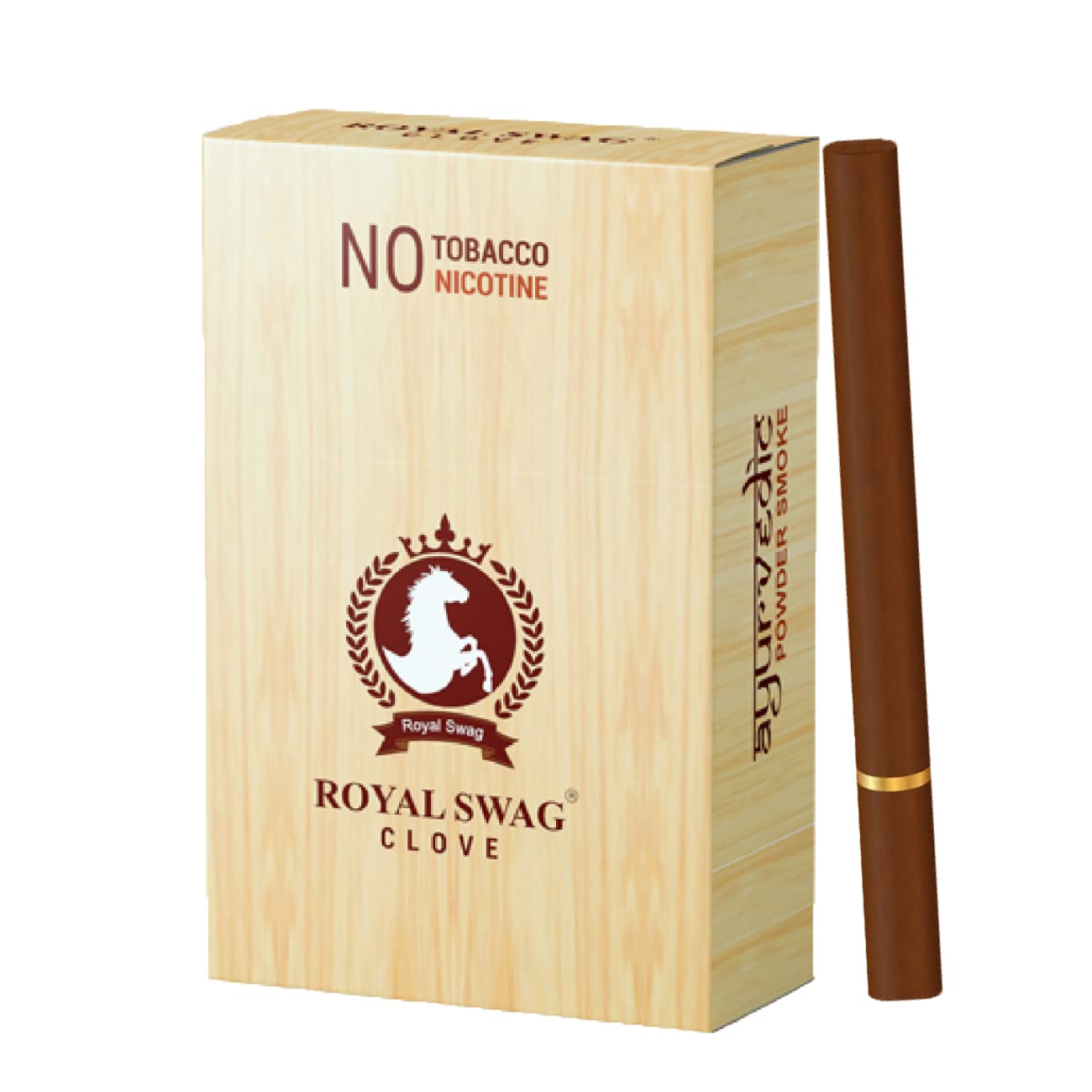 ROYAL SWAG Ayurvedic & Herbal Cigarette, Mint Flavour - (20 Sticks)