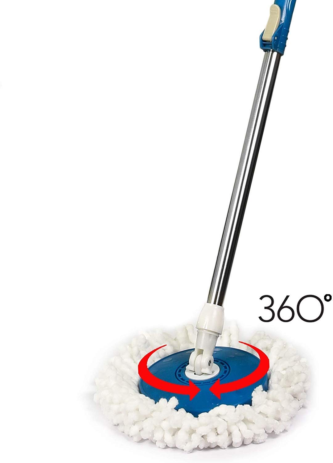 Rotating pole mop for home use