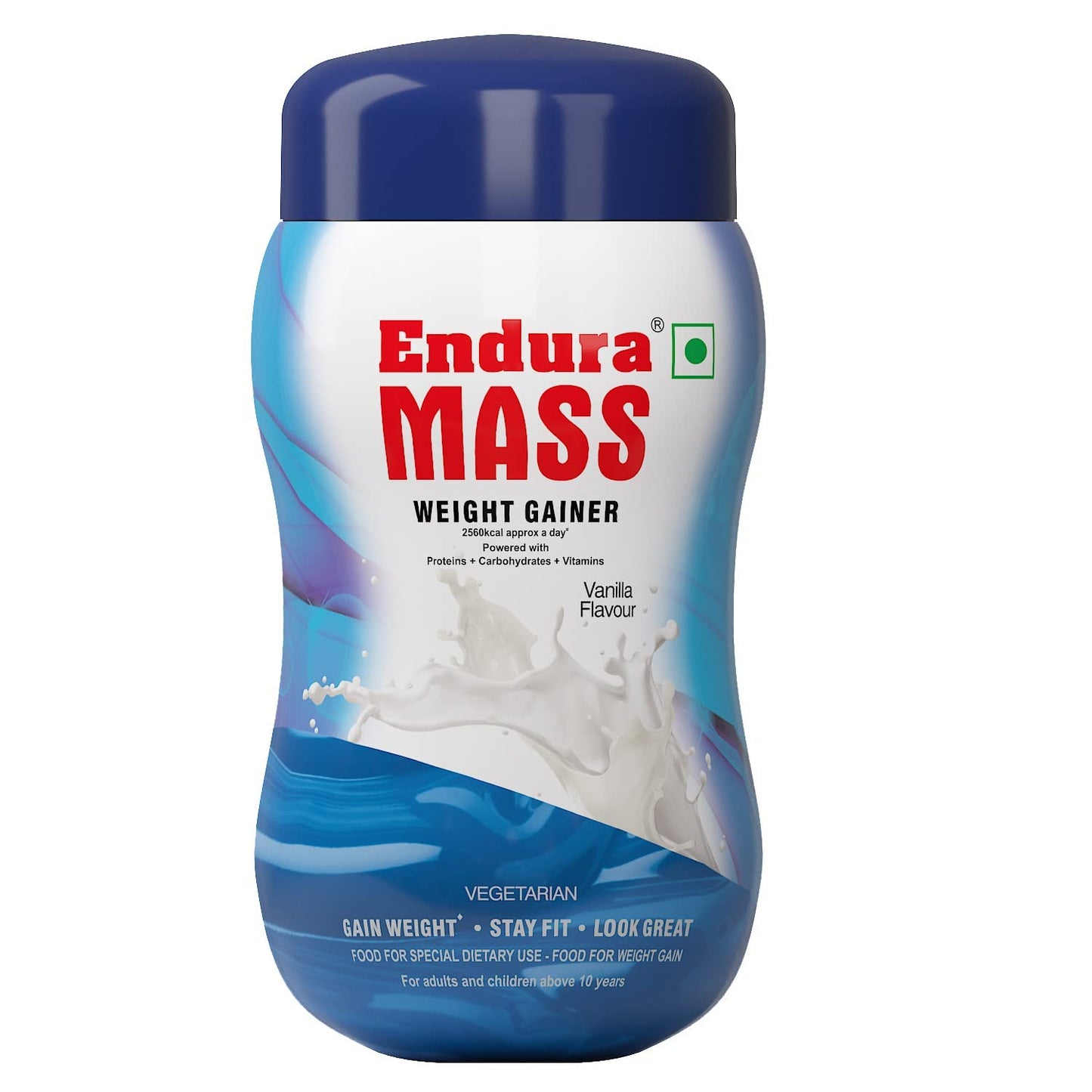 Endura Mass Weight Gainer Powder 550g Banana Flavour | Unique blend of 3 Sources of Protein, Carbs, Vitamins & Essential Minerals | Ideal for Children Above 10 Years, Men, Women & Athletes