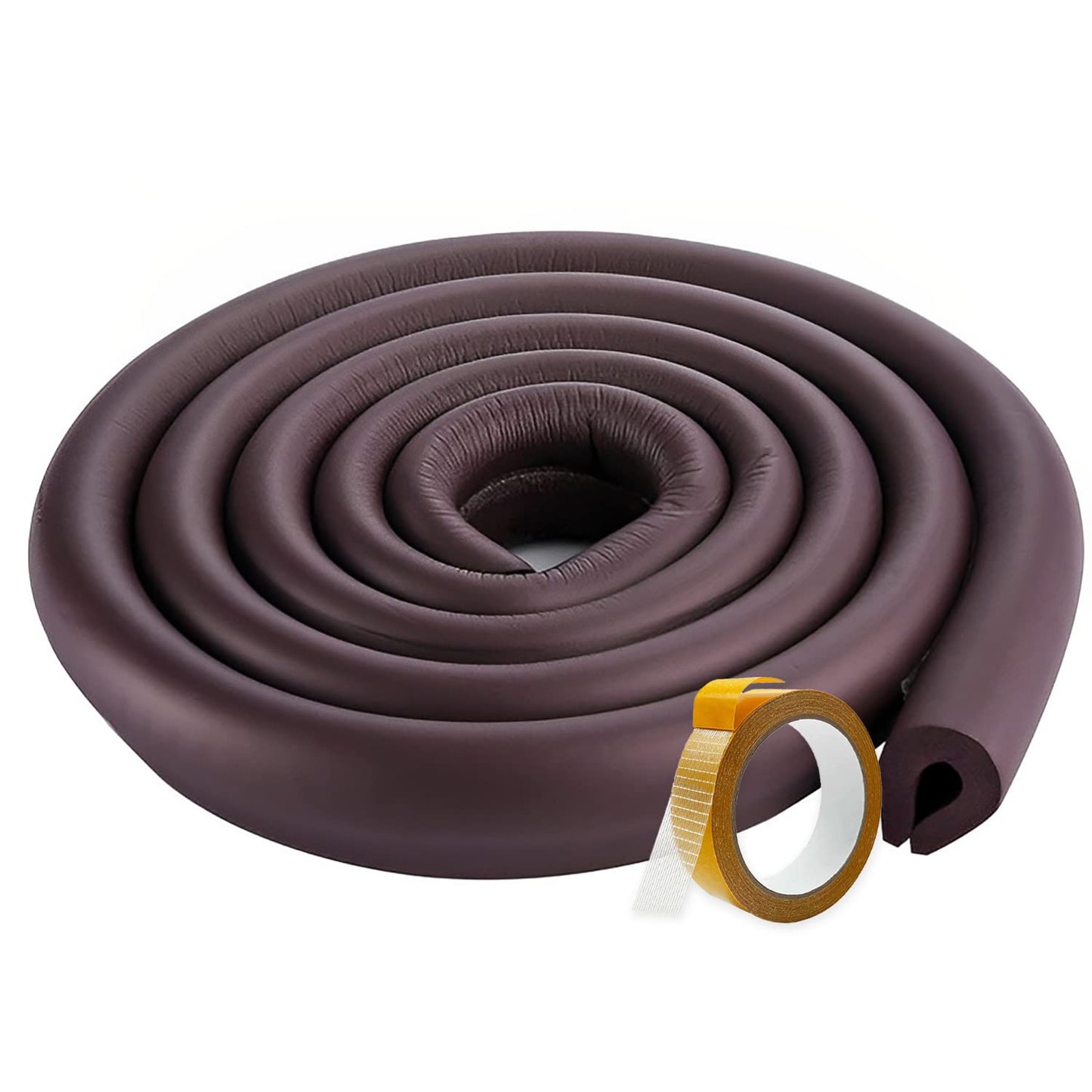 SYGA Baby Safety Strip Furniture Edge Guard Cushion Corner Cover 2 Meter 6.5 feet Tape Infant Bump Protector (Grey) - Springkart 