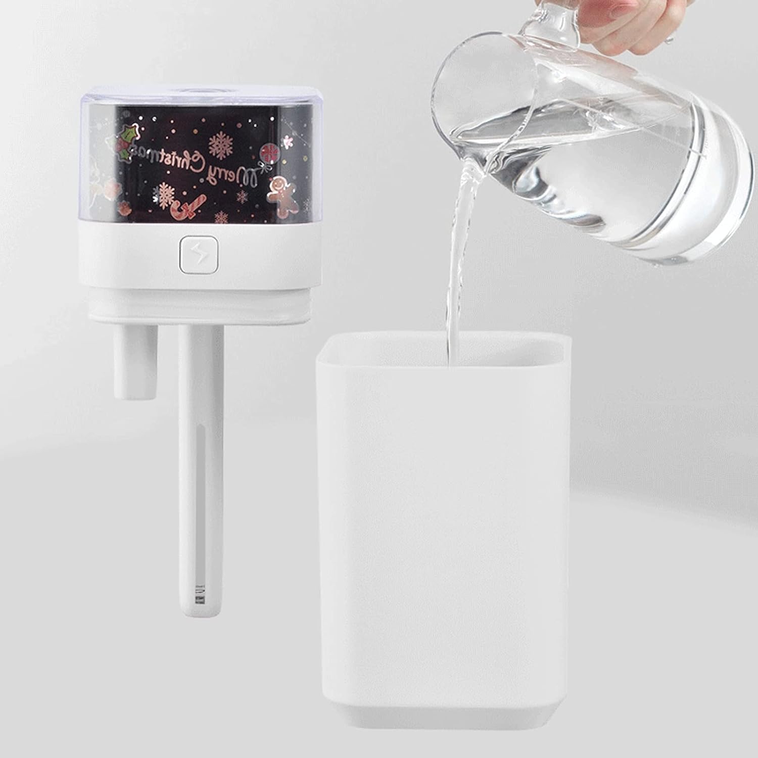 Star Night Light Projector Humidifier (300ml): Ultrasonic, LED Night Light, Kids Room - Springkart 
