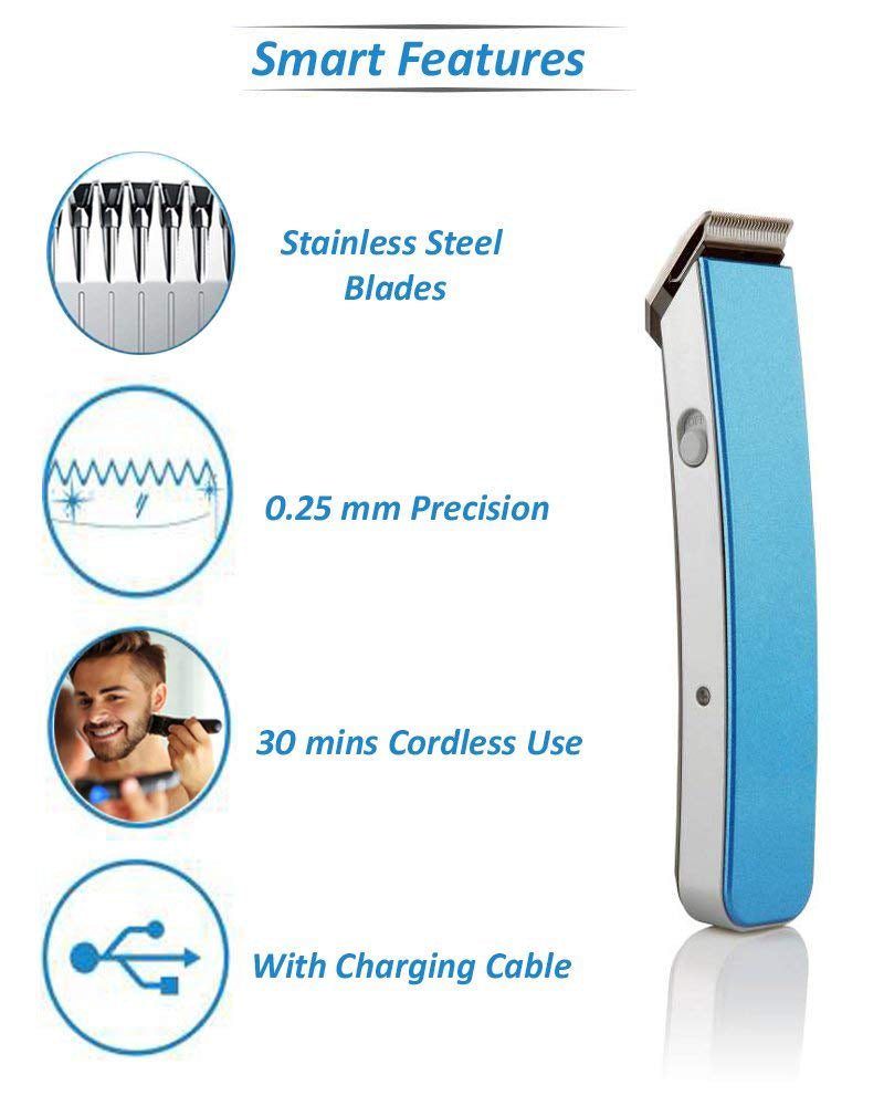 NS-216 rechargeable cordless hair and beard trimmer for men's - Springkart 