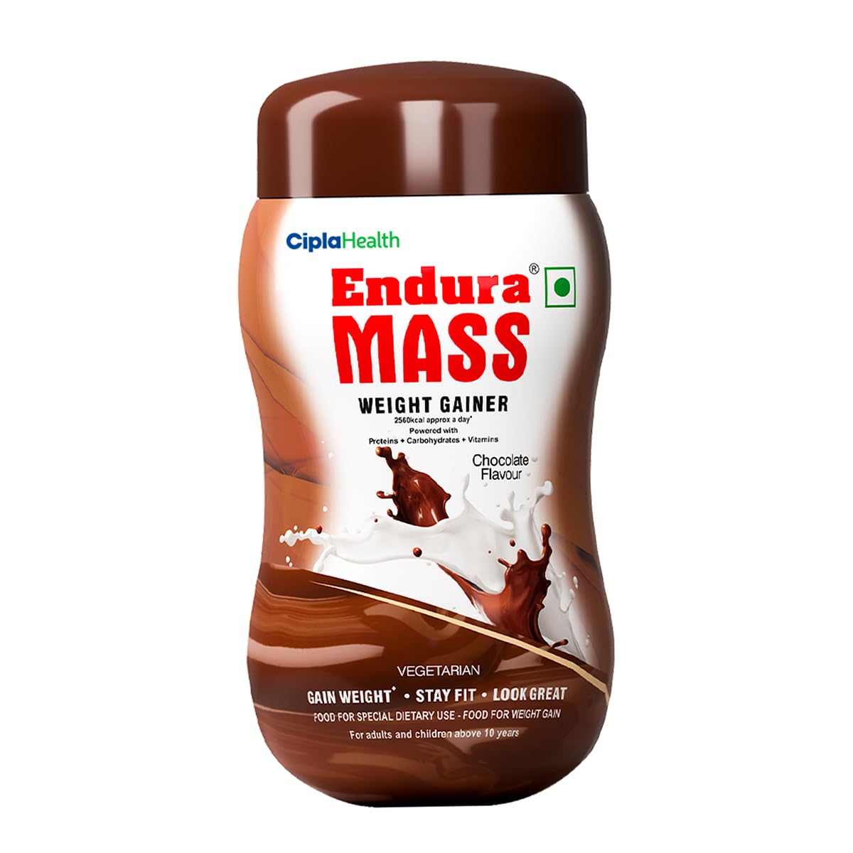 Endura Mass Weight Gainer Powder 550g Banana Flavour | Unique blend of 3 Sources of Protein, Carbs, Vitamins & Essential Minerals | Ideal for Children Above 10 Years, Men, Women & Athletes
